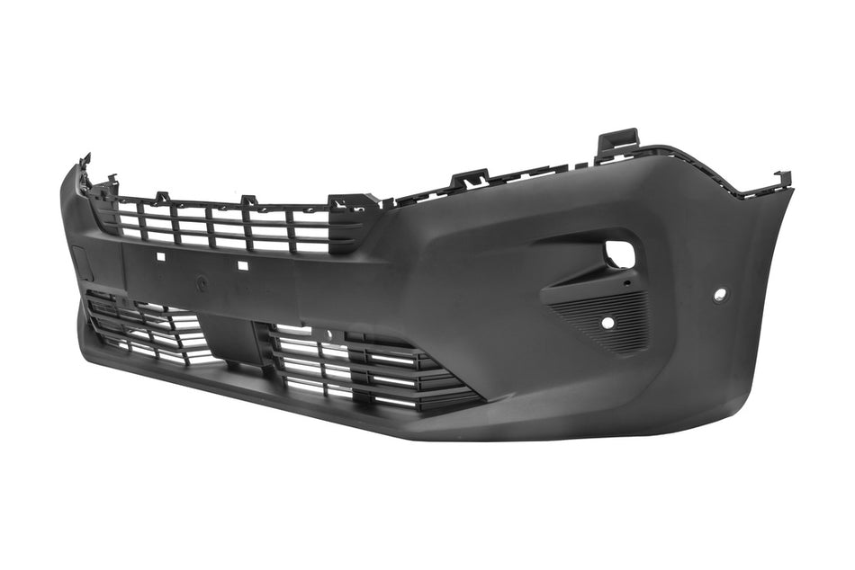Paraurti Anteriore-Inferiore-Nero-Goffrato-Con Tappo Coprigancio-Con Fori Pdc E Park Assist+supporti-Con Foro E Tappo Per Cruise Control Per Opel/vauxhall Combo (f) Van (OP9141021)