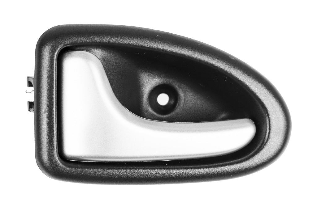 Maniglia Anteriore Sinistra-Interna-Con Leva Argento Scuro-Con Mostrina Nera Per Opel/vauxhall Vivaro (OP9328408)