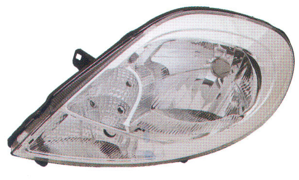 Proiettore Sinistro H4-Elettrico-Con Motore-Fanale Bianco Per Opel/vauxhall Vivaro (OP9344814)