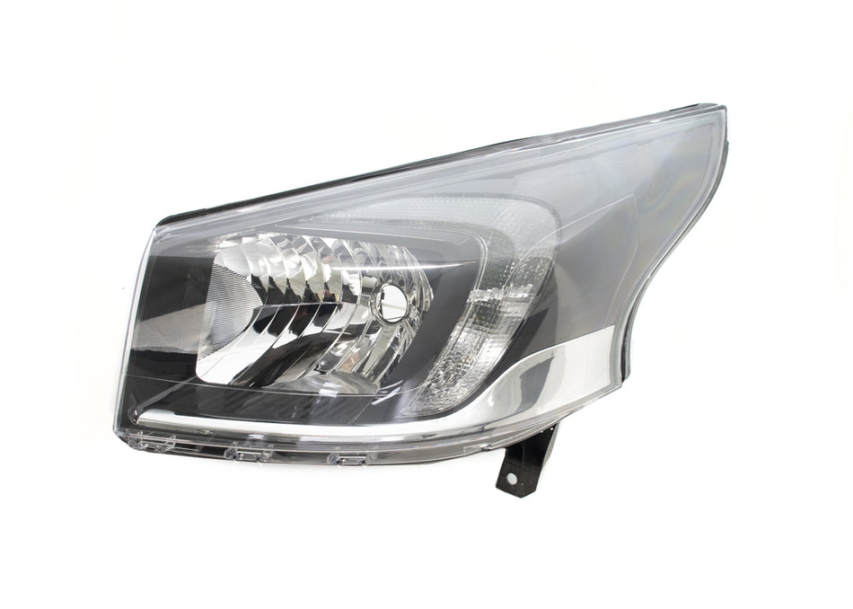 Proiettore Sinistro H4-Elettrico-Con Motore-Con Luce Diurna-Led Per Opel/vauxhall Vivaro B (x82) (OP9364814)