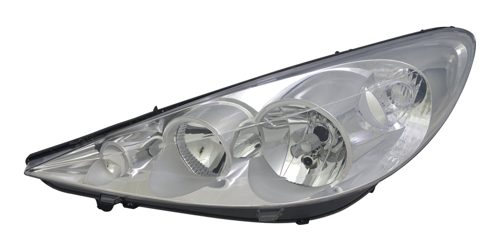 Proiettore Sinistro H1+h7-Elettrico-Cromato-Con Motore Per Peugeot 206 Plus (PG0114904)