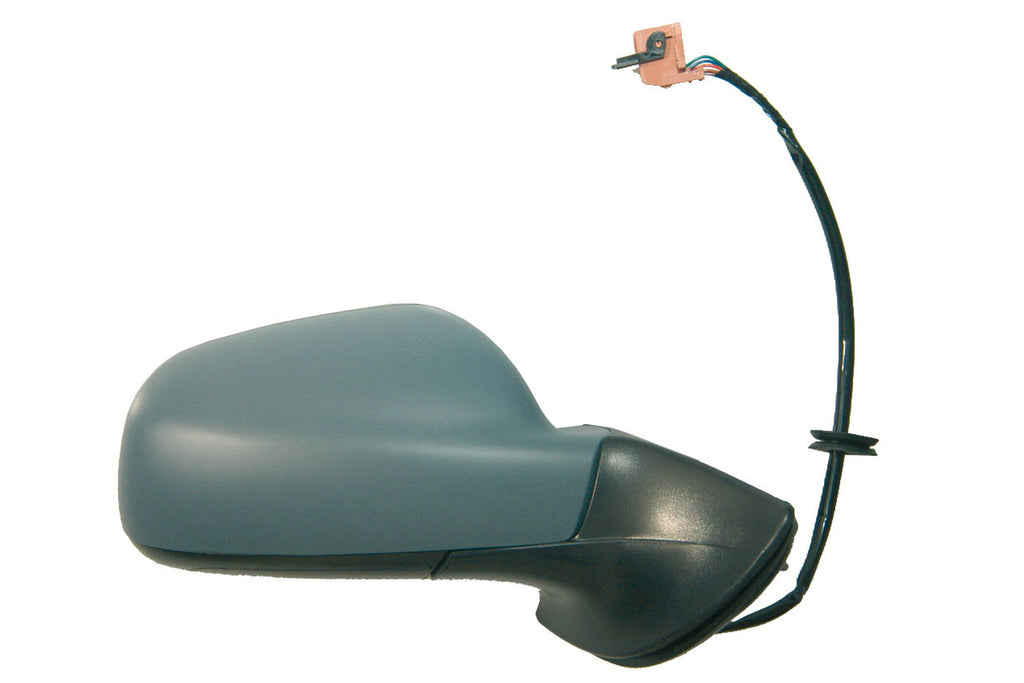 Retrovisore Destro-Elettrico-Con Primer-Termico-Con Sonda-Convesso-Blu-6 Pins Per Peugeot 407 (PG0617323)