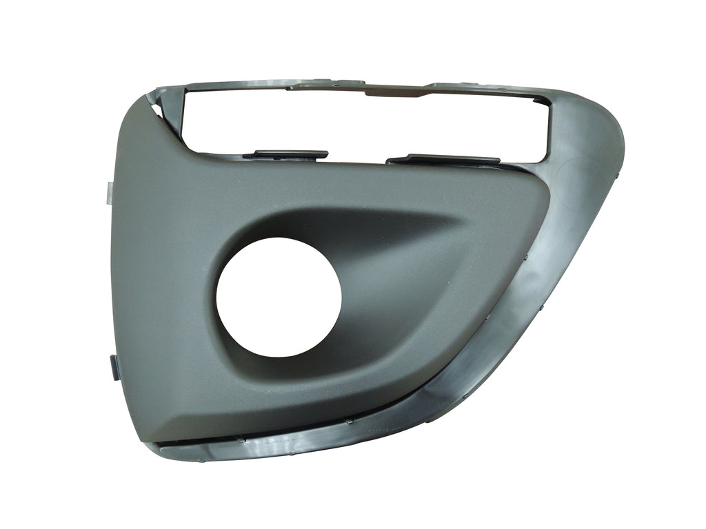 Griglia Sinistra Paraurti Anteriore-Nera-Con Sede Fendi E Luce Diurna-Led-Con Fori Modanatura Per Peugeot 108 (PG2062134)