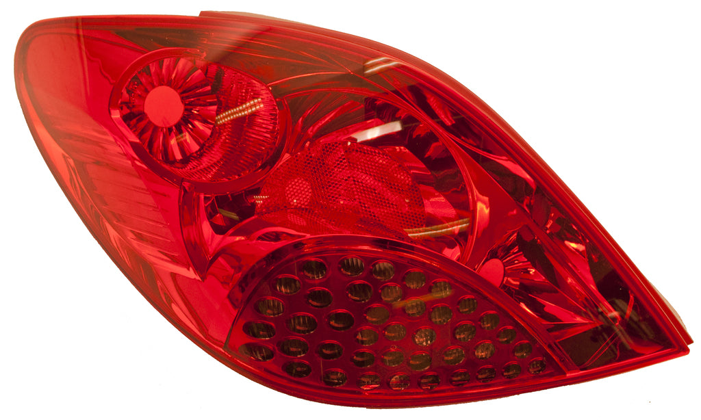Fanale Posteriore Sinistro-Senza Portalampada-Rosso Per Peugeot 207 (PG3204154)