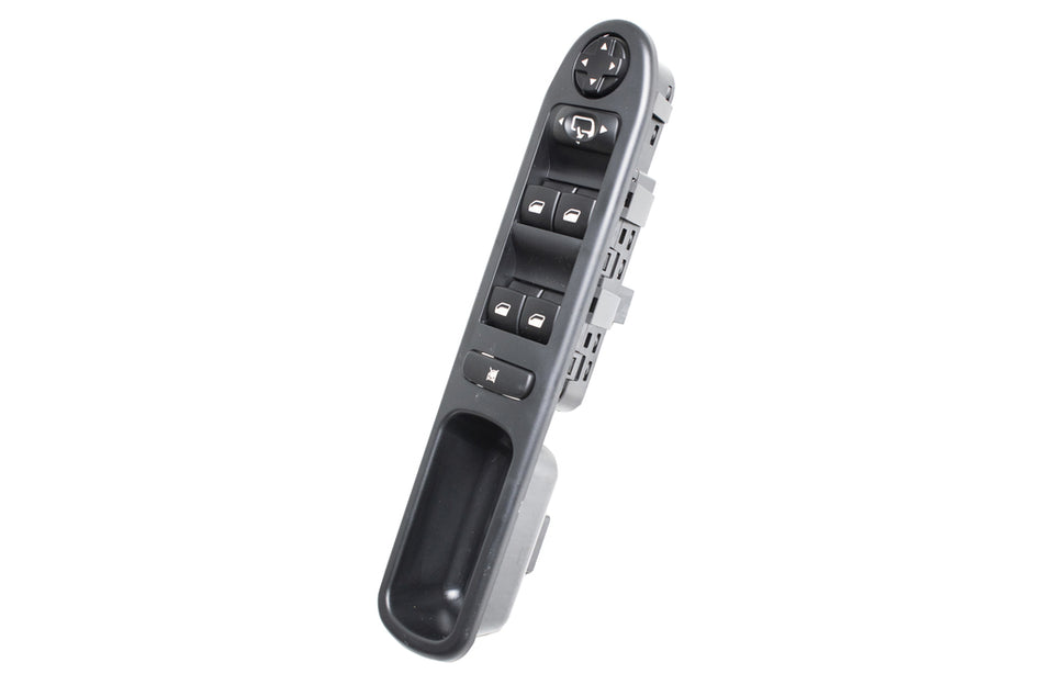 Pulsantiera Alzacristallo Porta Anteriore Sinistra-Nera-4 Interruttori-18 Pins Per Peugeot 207 (PG320WS04)