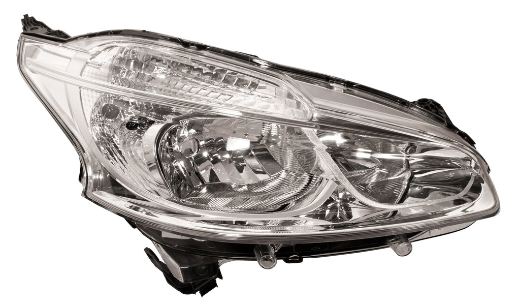 Proiettore Destro H7+h7-Elettrico-Senza Motore Per Peugeot 208 (PG3264903)
