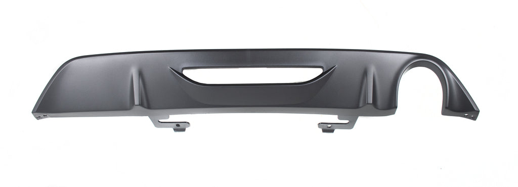 Spoiler Paraurti Posteriore-Nero-Goffrato-Con Scarico Singolo A Destra Per Peugeot 208 (PG3301851)