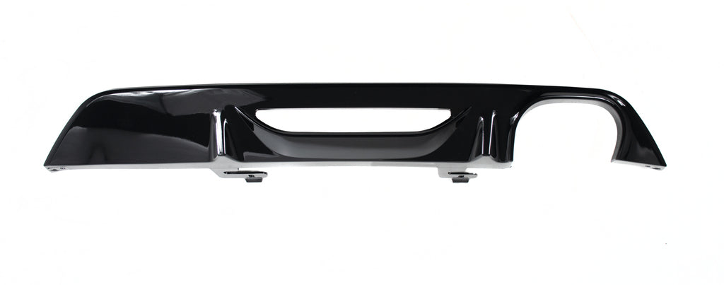 Spoiler Paraurti Posteriore-Nero-Lucido-Con Scarico Doppio A Destra Per Peugeot 208 (PG3301861)