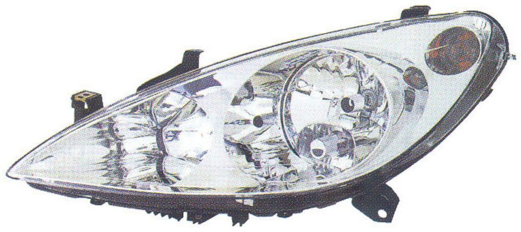 Proiettore Destro H7+h1+h1-Elettrico-Senza Motore-Versione Valeo Per Peugeot 307 (PG4204913)