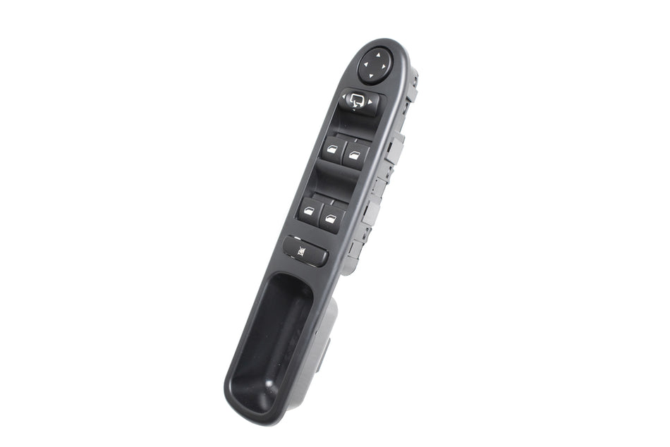 Pulsantiera Alzacristallo Porta Anteriore Sinistra-Nera-4 Interruttori-9 Pins Per Peugeot 307 (PG420WS04)