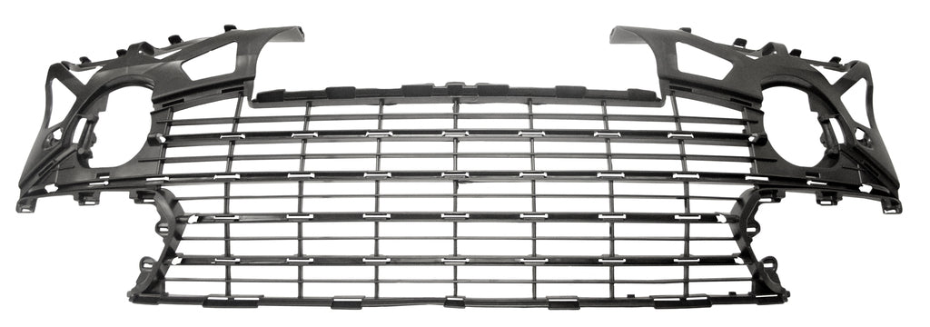 Griglia Paraurti Anteriore-Centrale-Nera-Con Fori Modanature Per Peugeot 307 (PG4222110)