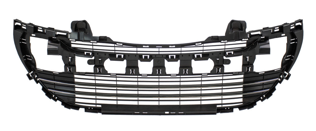 Griglia Paraurti Anteriore-Centrale-Nera-Con Modanatura Cromata Mod. Station Wagon Per Peugeot 308 (t7) (PG4242110)