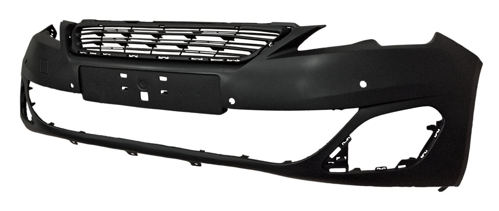 Paraurti Anteriore-Con Primer-Con Fori Pdc+supporti-Con Tappo Copri Gancio-Con Tracce Park Assist E Lavafari-Con Griglia Radiatore Mod. Allure Per Peugeot 308 (t9) (PG4281001)