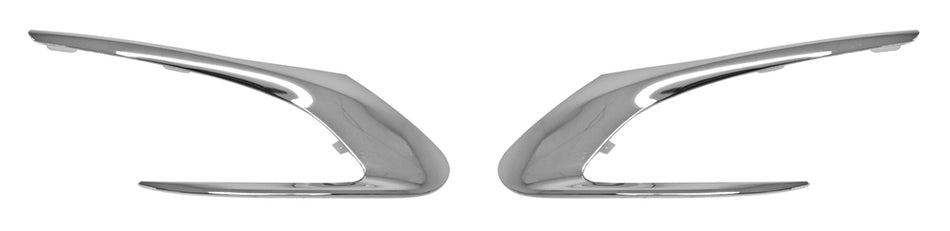 Kit Modanature Griglie Paraurti Anteriore-Cromate-(destra+sinistra) Mod. Allure Per Peugeot 308 (t9) (PG4281243)