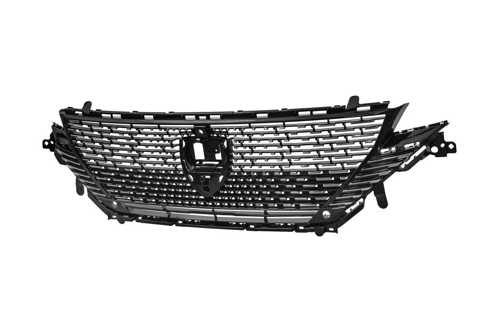 Griglia Radiatore-Nera-Lucida-Con Inserti Cromati-Con Fori Pdc-Con Foro Telecamera Per Peugeot 308 (t9) (PG4322031)