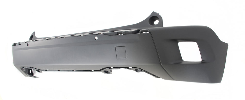 Paraurti Posteriore-Inferiore-Nero-Goffrato-Con Fori Pdc+supporti-Con Tracce Park Assist Per Peugeot 2008 (PG5041061)