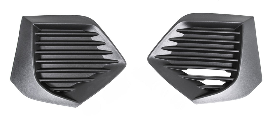 Kit Griglie Paraurti Anteriore-Nere-Goffrata-(destra+sinistra) Per Peugeot 2008 (PG5042125)