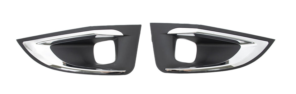 Kit Griglie Paraurti Anteriore-Nere-Con Sede Fendi-(destra+sinistra) Per Peugeot 3008 (PG5242145)