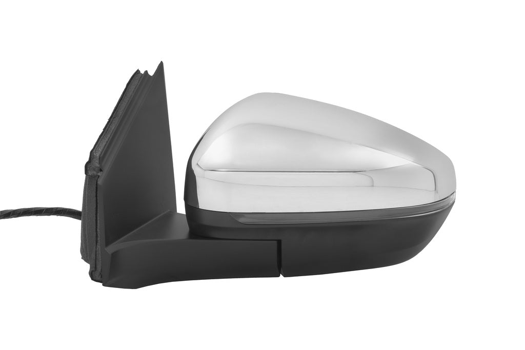 Retrovisore Sinistro-Elettrico-Cromato-Termico-Con Fanale-Convesso-6 Pins Per Peugeot 3008 (PG5247334)