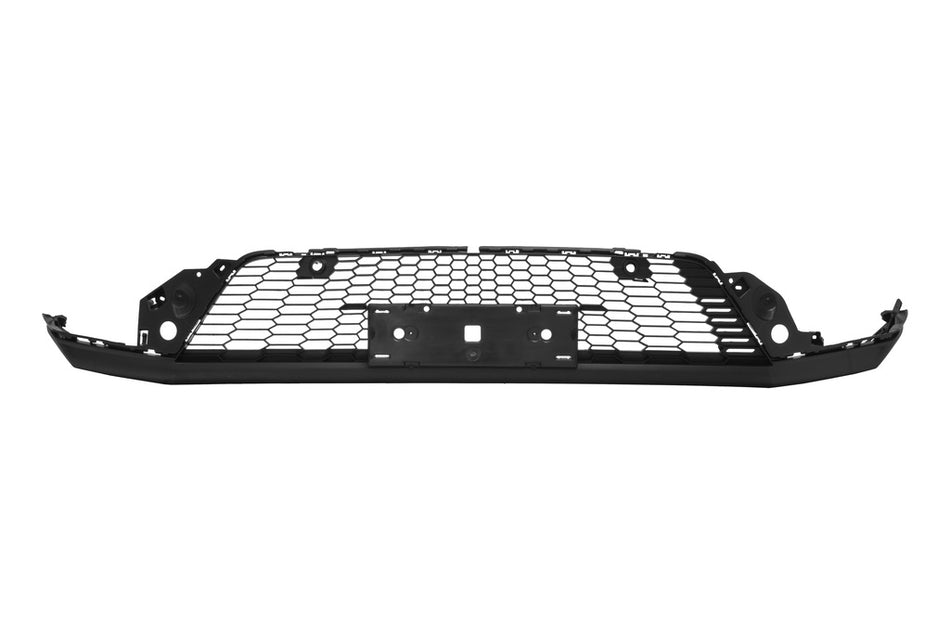 Griglia Paraurti Anteriore-Centrale-Inferiore-Nera-Con Fori Pdc+supporti Per Peugeot 408 (p54) (PG6502120)