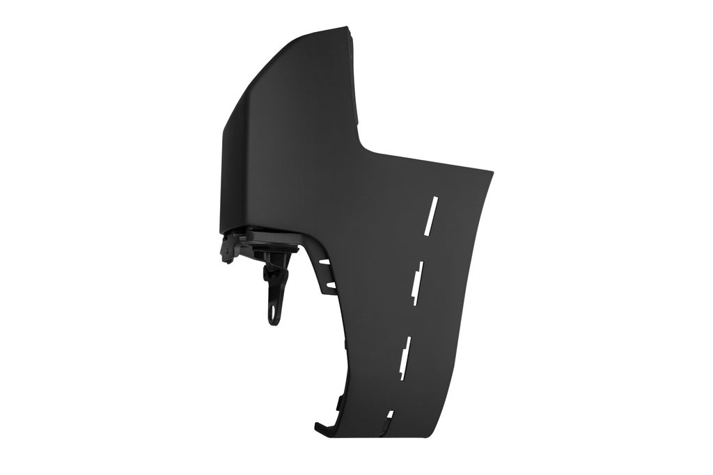 Cantonale Destro Paraurti Posteriore-Nero-Goffrato-Con Fori Parafanghino Mod. Portellone-Passo Corto Per Peugeot Rifter (PG8001173)