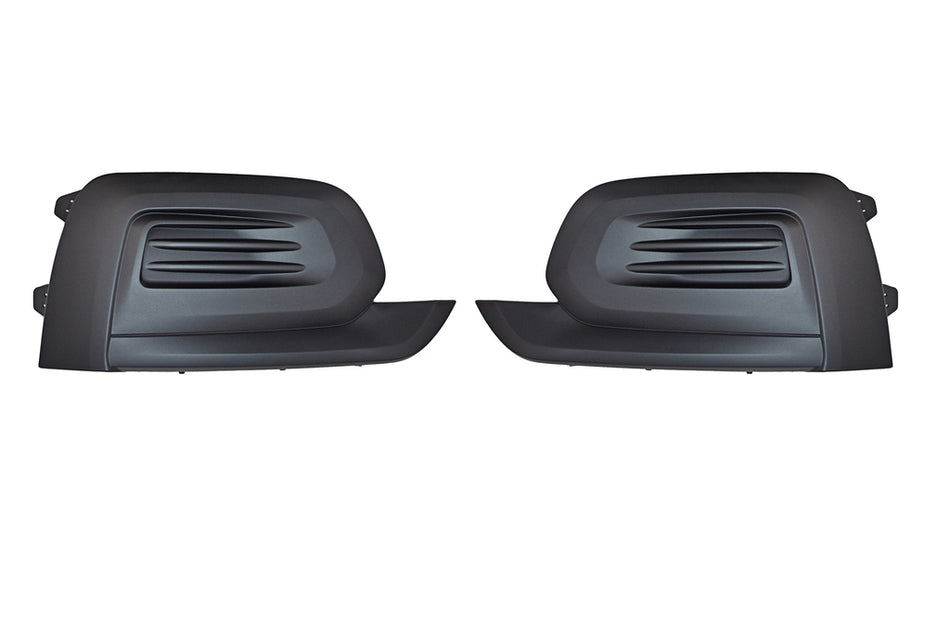 Kit Griglie Paraurti Anteriore-Nere-Goffrata-Senza Sede Fendi-(destra+sinistra) Per Peugeot Rifter (PG8002125)