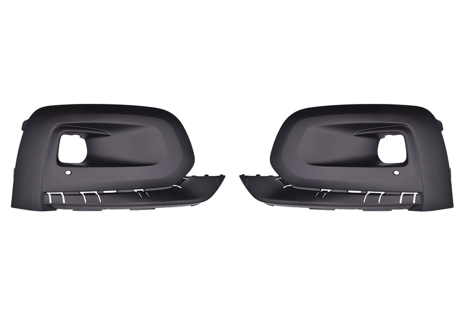 Kit Griglie Paraurti Anteriore-Nere-Goffrata-Con Sede Fendi-(destra+sinistra) Per Peugeot Rifter (PG8002135)