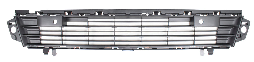 Griglia Paraurti Anteriore-Centrale-Nera-Goffrata-Con Fori Pdc+supporti Per Peugeot Partner (PG9122130)