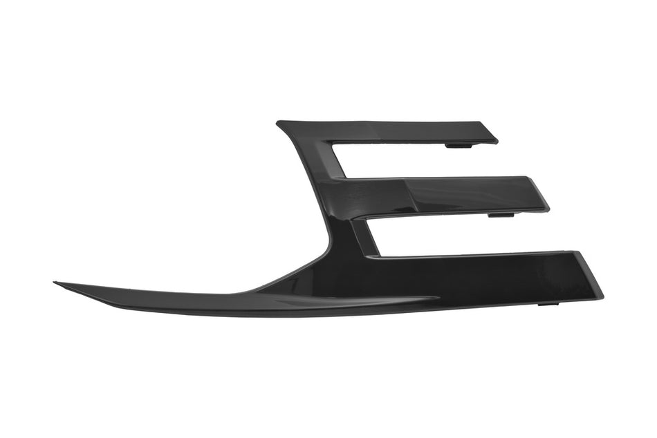 Modanatura Destra Paraurti Anteriore-Nera-Lucida Per Peugeot Partner (PG9151203)