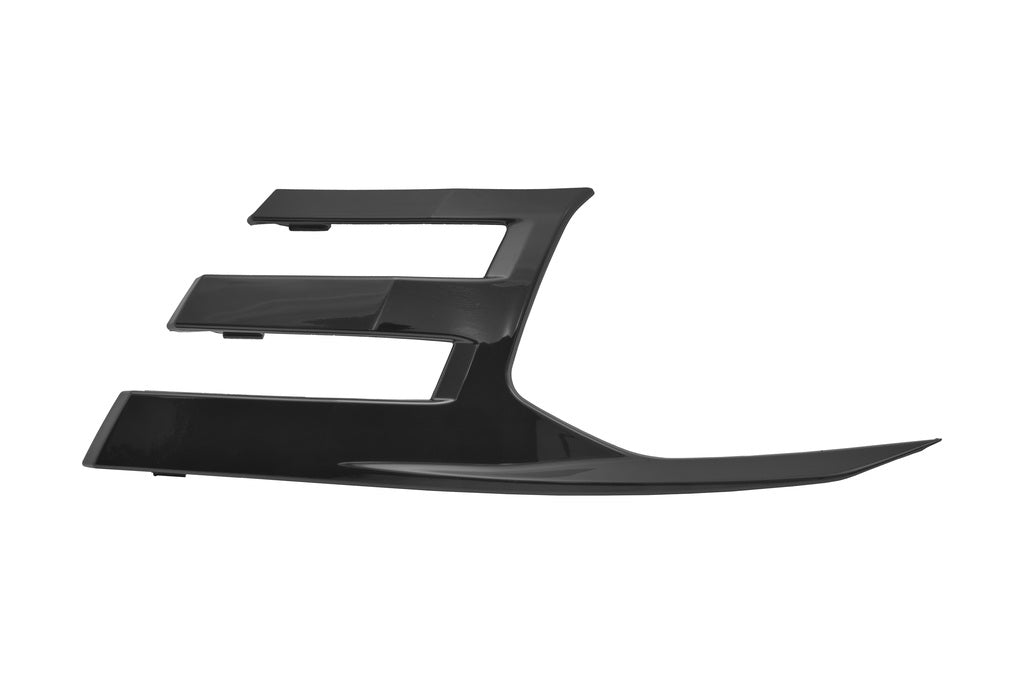 Modanatura Sinistra Paraurti Anteriore-Nera-Lucida Per Peugeot Partner (PG9151204)