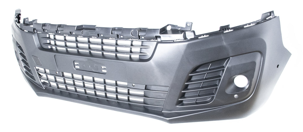 Paraurti Anteriore-Nero-Goffrato-Con Sede Fendi-Con Fori Pdc E Park Assist+supporti Per Peugeot Expert (PG9241022)
