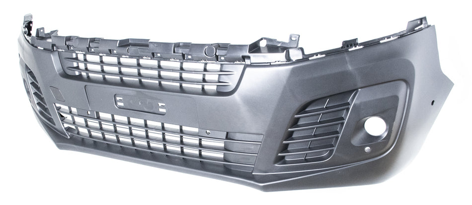 Paraurti Anteriore-Nero-Goffrato-Con Sede Fendi-Con Fori Pdc E Park Assist+supporti Per Peugeot Expert (PG9241022)