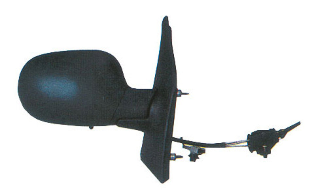 Retrovisore Destro-A Cavi-Nero-Convesso Per Renault Scenic (RN0307113)