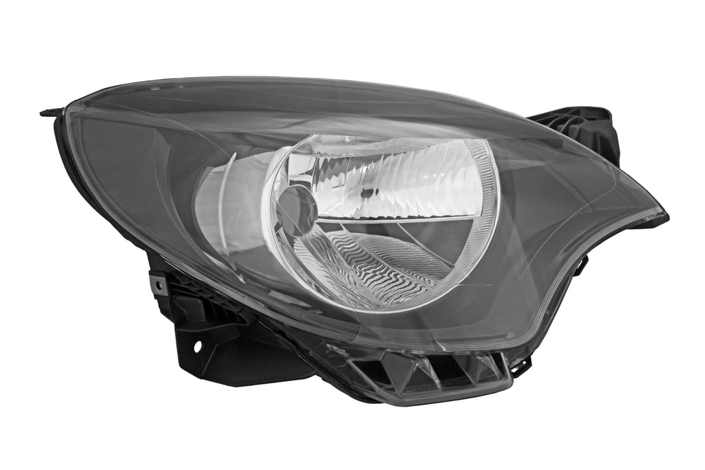 Proiettore Destro H4-Elettrico-Senza Motore-Nero Per Renault Twingo (RN2014803)