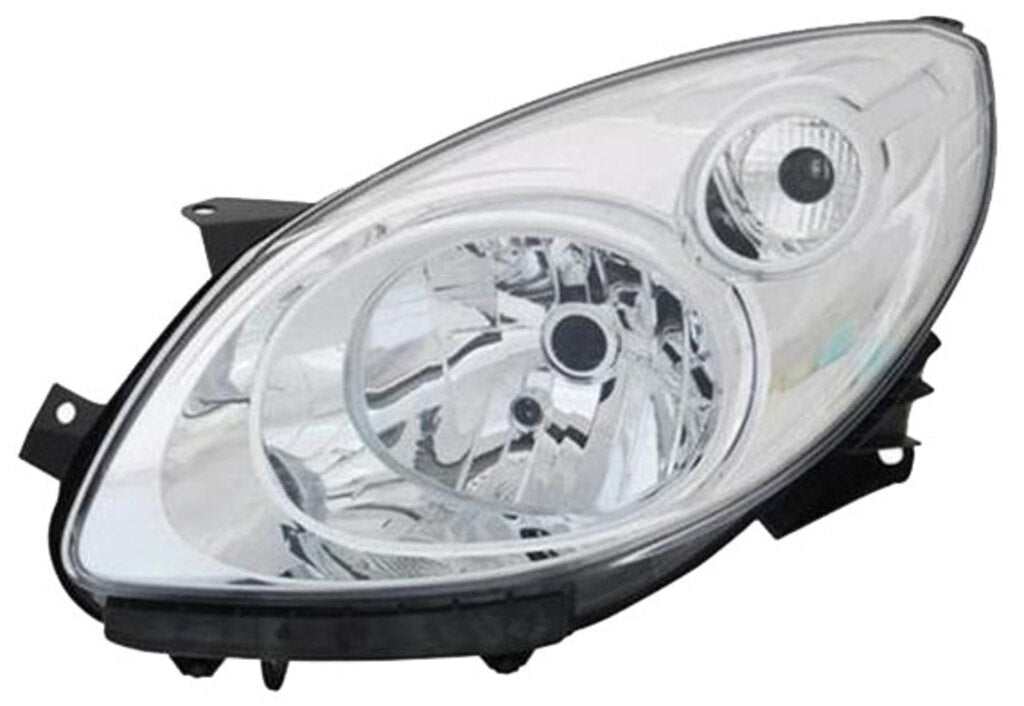 Proiettore Sinistro H4-Elettrico-Con Motore-Cromato Per Renault Twingo Basic (RN3064814)