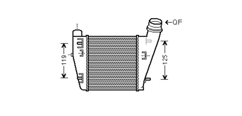 Intercooler Per Renault Twingo Basic (RN306N001)