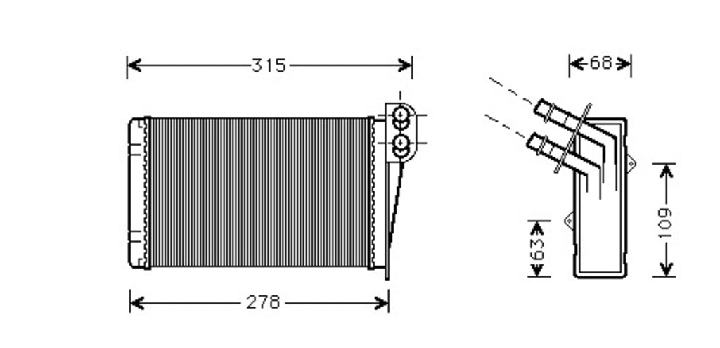 Riscaldatore Per Renault Clio (RN320H001)