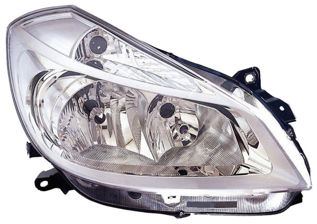Proiettore Destro H7+h7-Elettrico-Con Motore-Cromato Per Renault Clio (RN3254903)