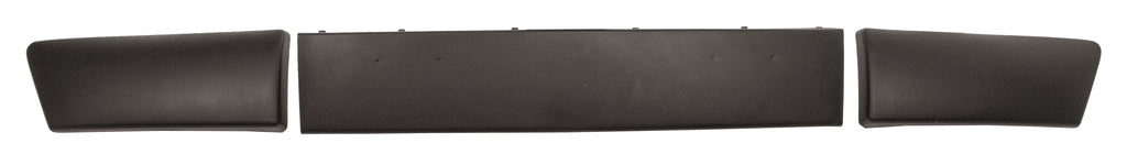 Kit Modanature Paraurti Anteriore-Nera-Goffrata-(destra+centrale+sinistra) Per Renault Clio (RN3271265)