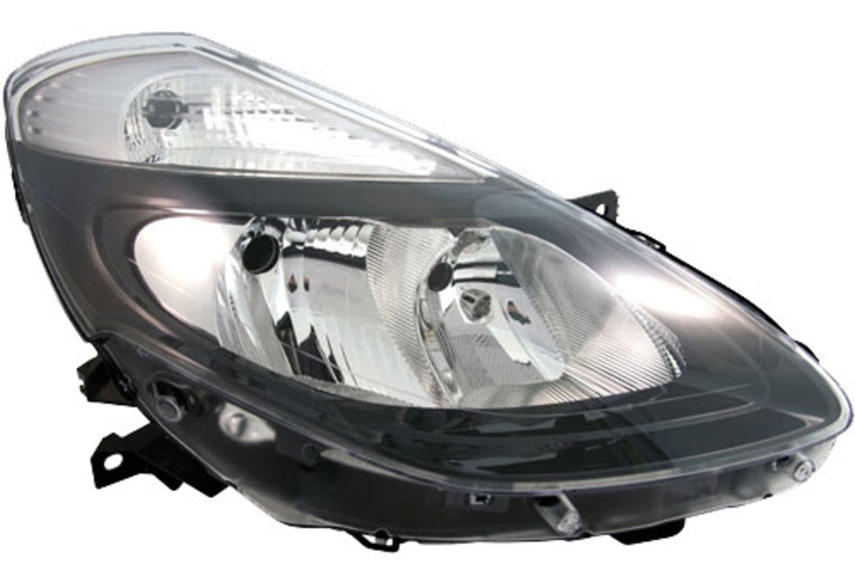 Proiettore Destro H7+h7-Elettrico-Senza Motore-Nero Per Renault Clio (RN3274923)