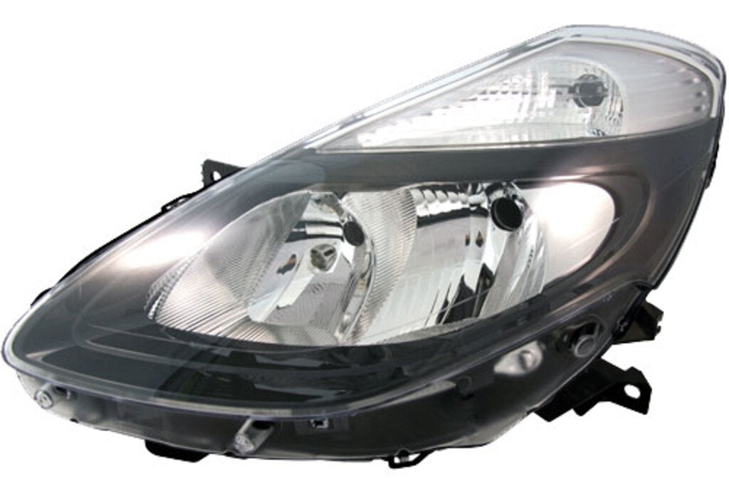 Proiettore Sinistro H7+h7-Elettrico-Con Motore-Nero Per Renault Clio (RN3274934)