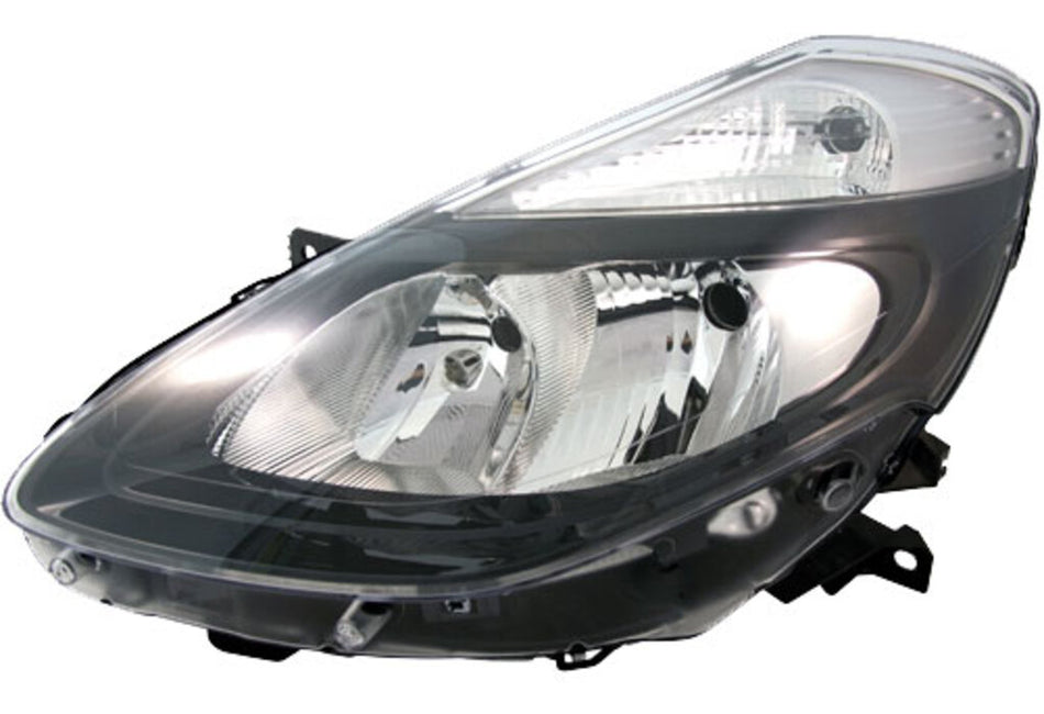 Proiettore Sinistro H7+h7-Elettrico-Con Motore-Nero Per Renault Clio (RN3274934)