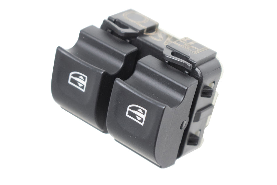 Pulsantiera Alzacristallo Porta Anteriore Sinistra-Nera-2 Interruttori-7 Pins Per Renault Clio (RN329WS04)