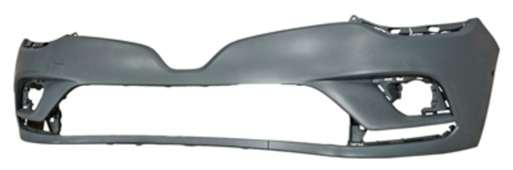 Paraurti Anteriore-Con Primer-Con Tappo Copri Gancio-Con Fori Park Assist Per Renault Clio (RN3301021)