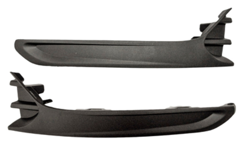 Kit Modanature Paraurti Anteriore-Nera-Goffrata-(destra+sinistra) Per Renault Clio (RN3301230)