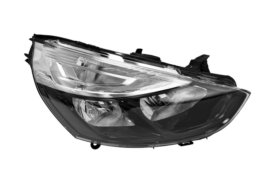 Proiettore Destro H1+h7-Elettrico-Senza Motore-Nero Per Renault Clio (RN3304915)