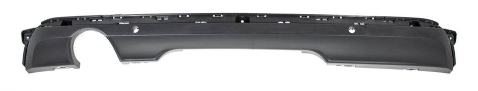 Spoiler Paraurti Posteriore-Nero-Goffrato-Con Fori Pdc+supporti-Con Fori Modanatura Per Renault Clio (RN3321872)