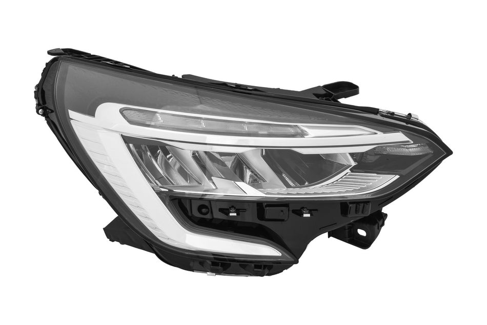 Proiettore Destro-Elettrico-Con Motore-Con Bordo Cromato-Con Centralina-Led Per Renault Clio (RN3324915)