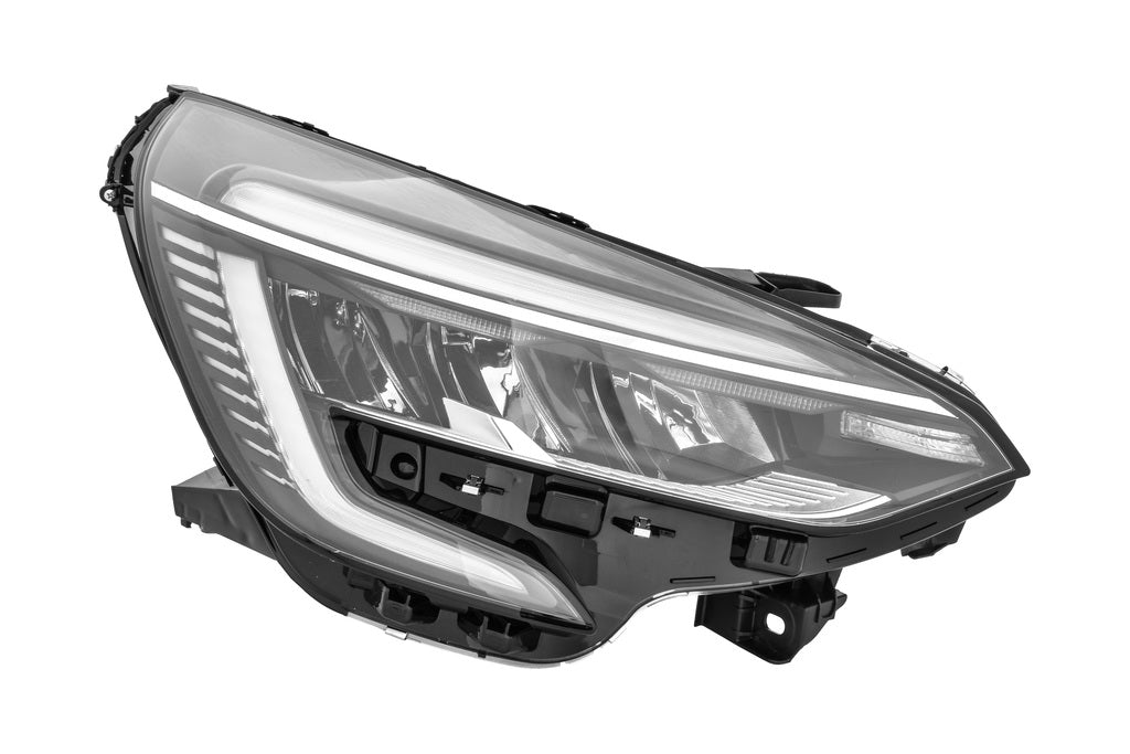 Proiettore Sinistro-Elettrico-Con Motore-Con Modanatura Bianca-Con Centralina-Led Per Renault Clio (RN3324925)