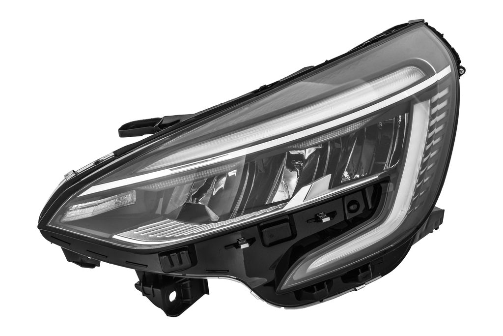 Proiettore Sinistro-Elettrico-Con Motore-Con Modanatura Bianca-Con Centralina-Led Per Renault Clio (RN3324926)